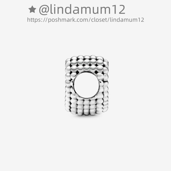 Pandora Beaded Open Heart Charm - Picture 3 of 5